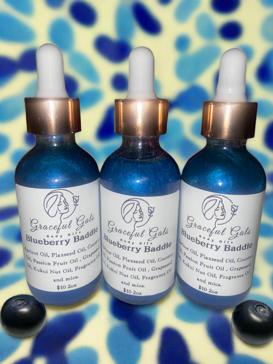 Blueberry Baddie Shimmer Body Oil