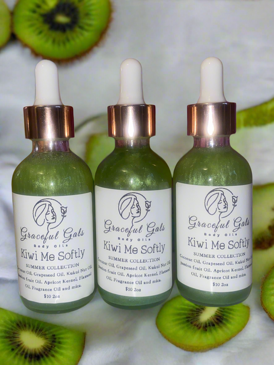 Kiwi Me Softly Shimmer Body Oil