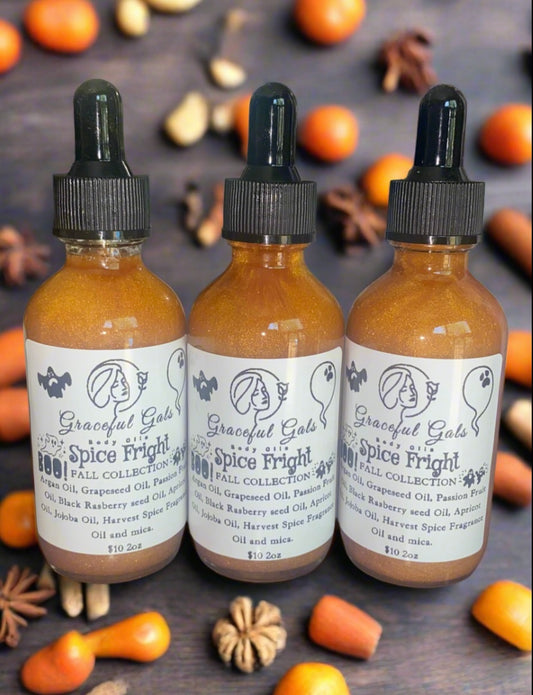 1. Spice Fright Shimmer Body Oil
